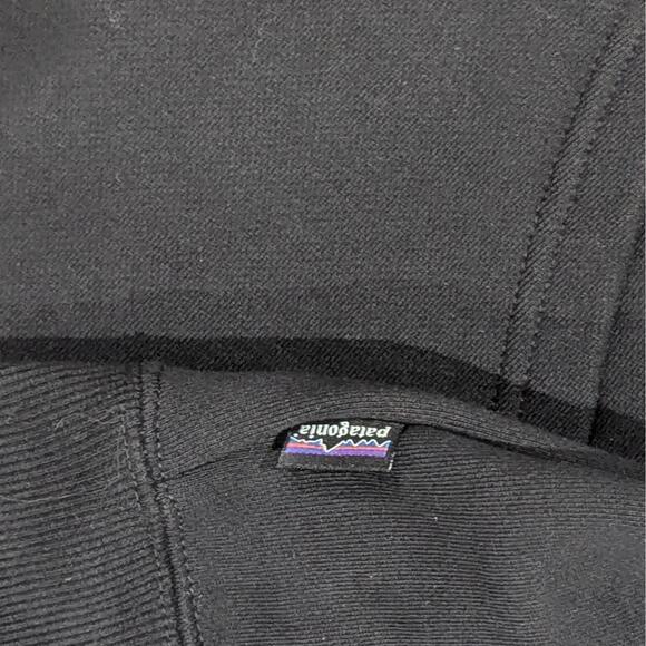 Patagonia Hoodie L Black “Protect Our Home Water” Trout Embroidered Pullover - Picture 4 of 7